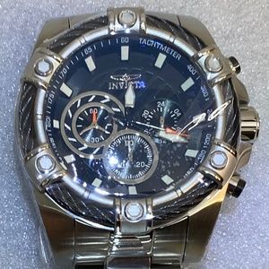 Invicta Men 52mm Bolt Quartz Chronograph Bracelet